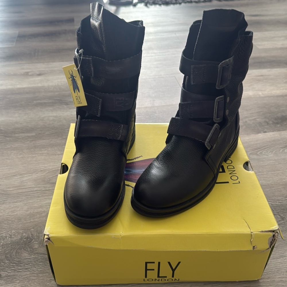Fly London combat boots